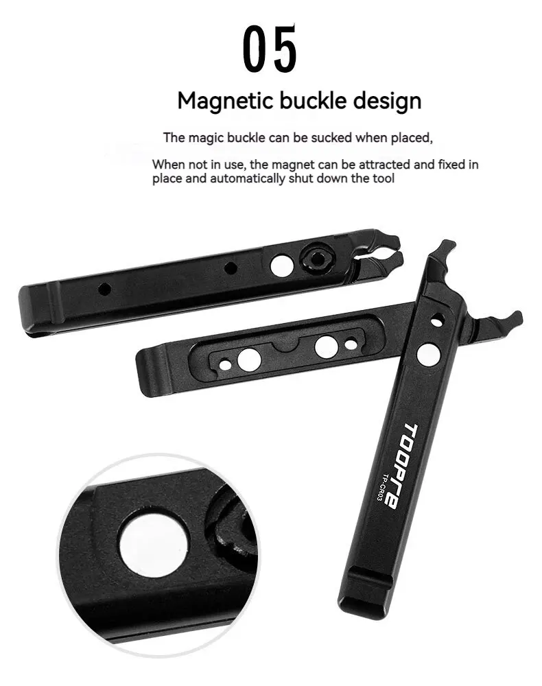 Fahrradkette Schnalle Zange Mountainbike Kette Schnellverschluss Schnalle Magische Schnalle Demontage Installationswerkzeuge – Detail 10