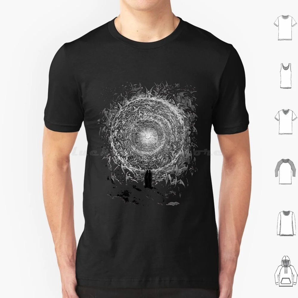 Maglietta Inferiore Di Dante'S 6Xl Maglietta Fresca Di Cotone Dantes Inferno Dark Inferno Hell Askvr