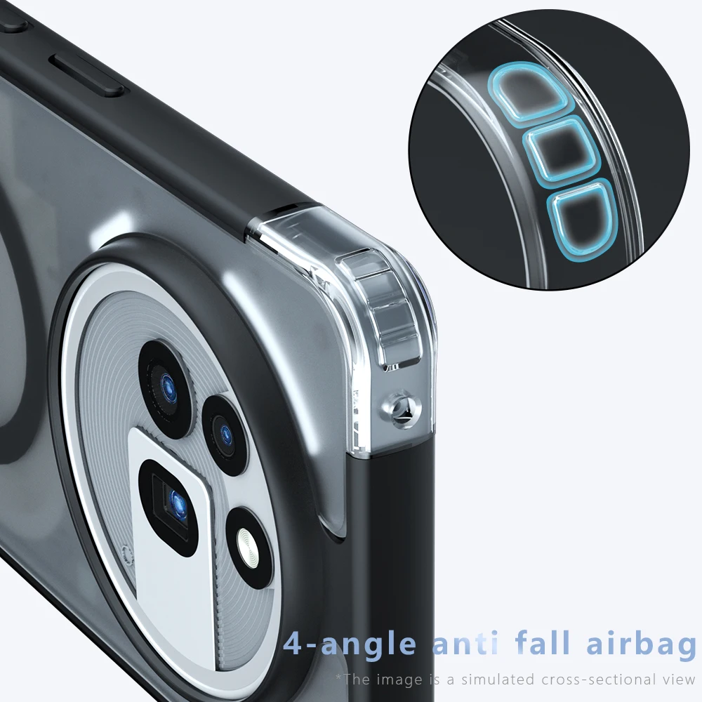 Wireless Charger Frosted Hard Back Case with Magnetic Feature