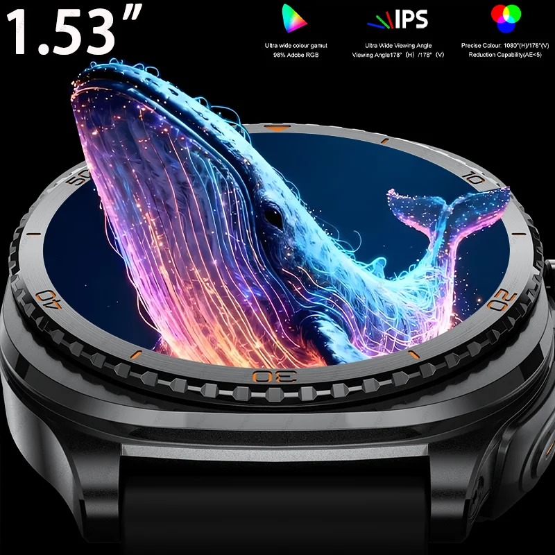 watch earphones 2-in-1 smartwatch, Health monitoring device, wireless calling, 100+sports thumbnail 5