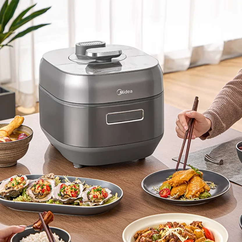Midea IH Electric Pressure Cooker  Multi functional 5L Intelligent Soup Cooking Stainless Steel Double Gall  Pressure Cooker 4