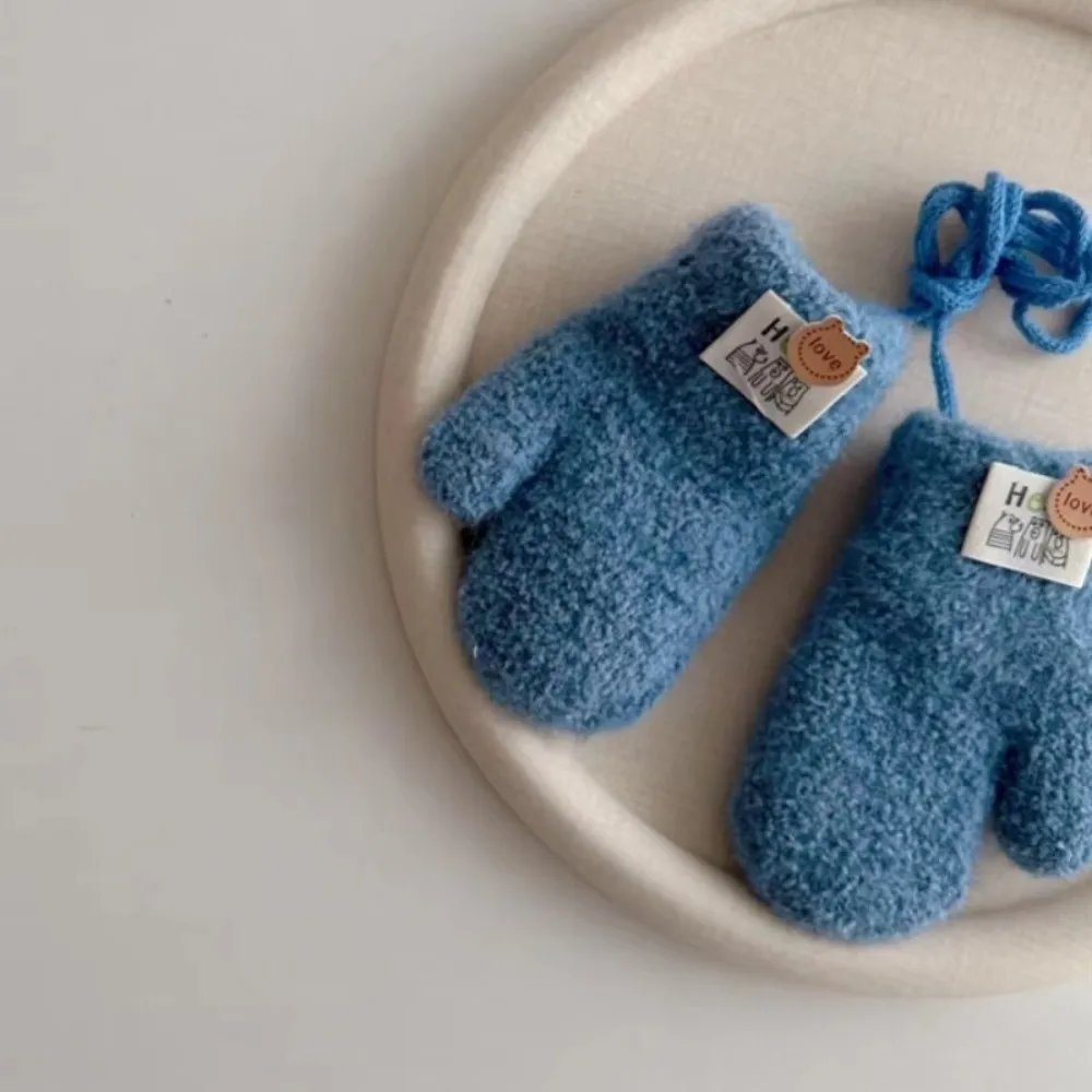 Cotton Baby Gloves Warm Snow Gloves for 0-3 Years