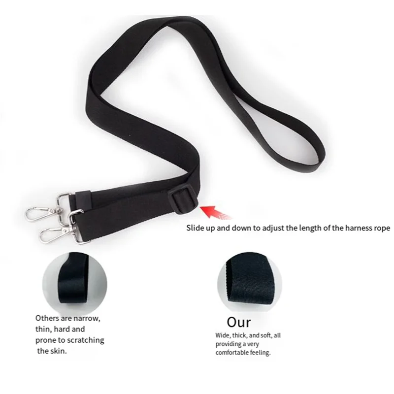 Sangle de cou pour manette DJI - Noir, compatible Mini 4 Pro, Air 3, Mavic 3