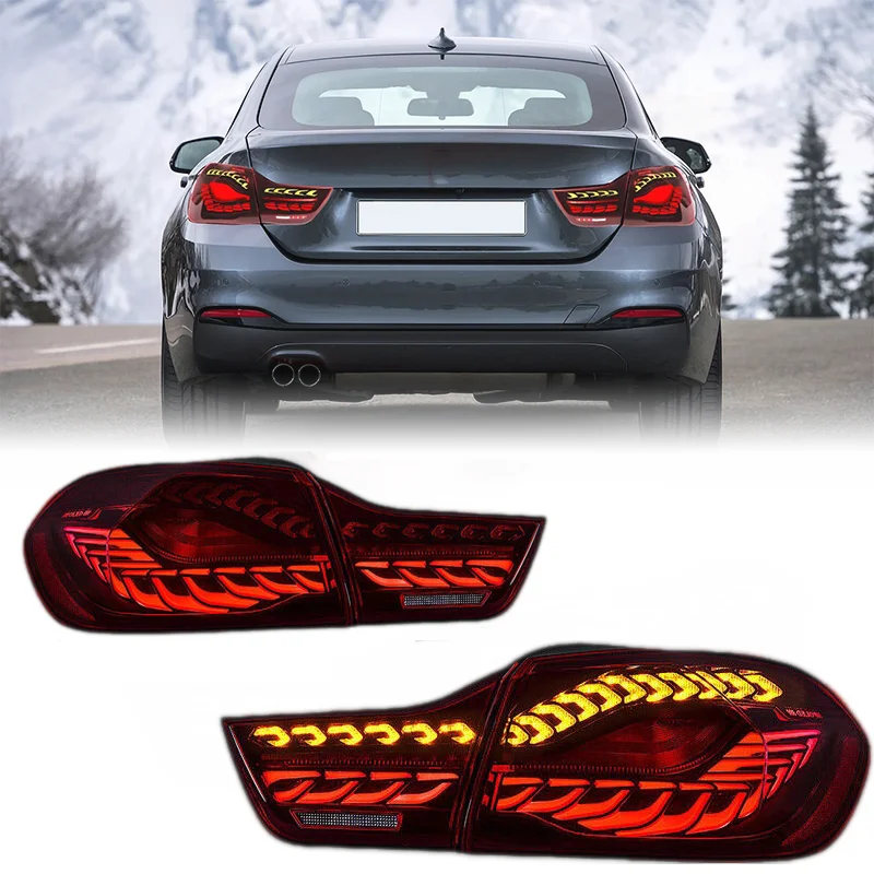 

Задние фары в сборе, сигнал поворота для BMW 4 серии M4 GTS F32 F33 F82 F36 F83 2014-2020, аксессуары для автомобильных задних фар, Plug & Play
