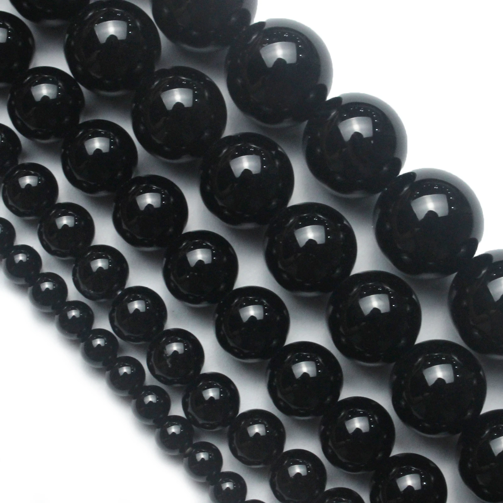 Piedra Natural Blanco Negro Negro Mate ágata ónix Mate Suave Cuentas Redondas Para Hacer Joyería DIY Pulsera (color: Blanco Mate, Diámetro Del Artículo: 0.394 In 37 Piezas