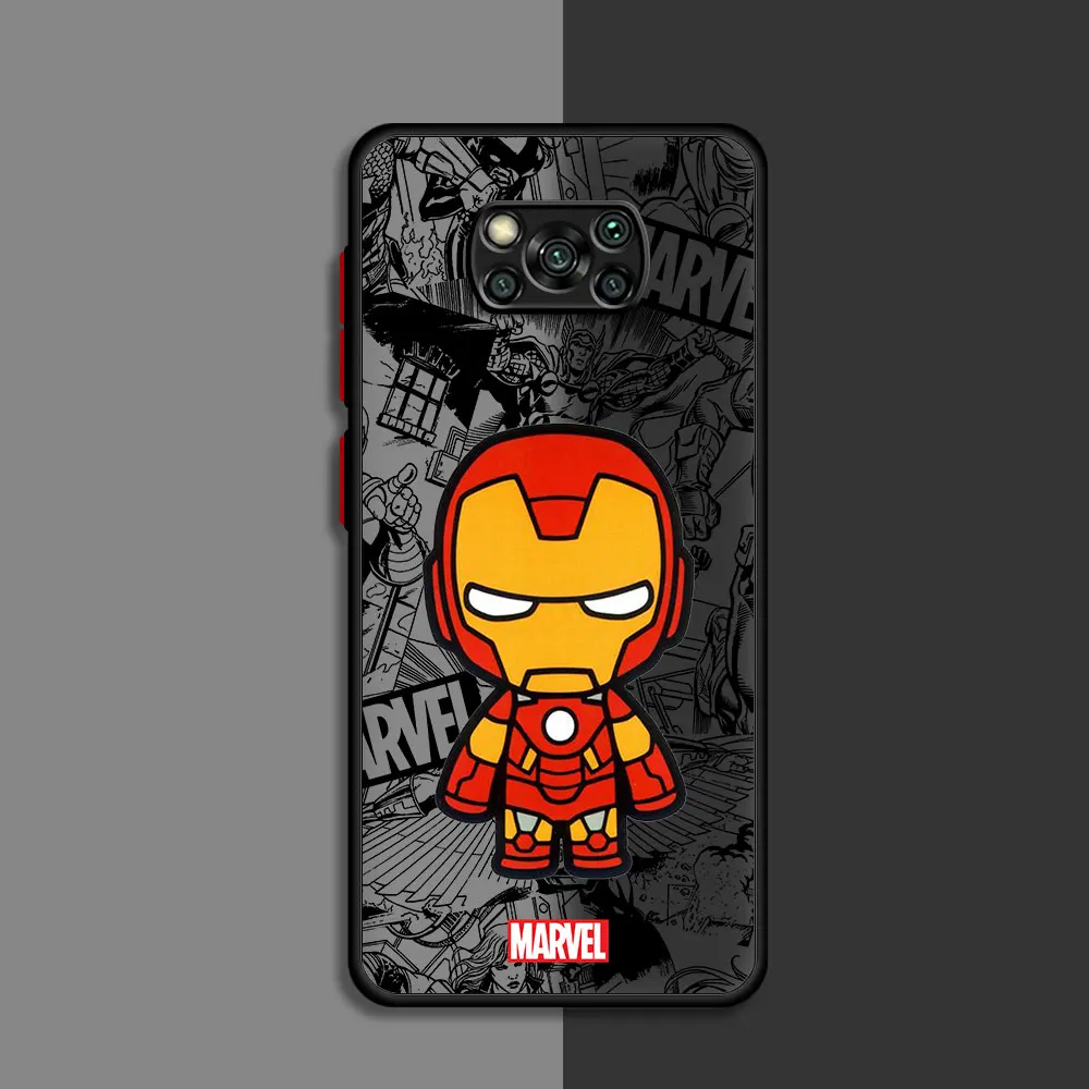 thumbnail image 1 of Soft Cartoon Marvel Groot Spiderman Phone Case for Xiaomi Poco X4 Pro M5s X3 NFC M5 X3 Pro X4 GT F3 X5 Pro M3 C40 Cover Clear, 1 of 5