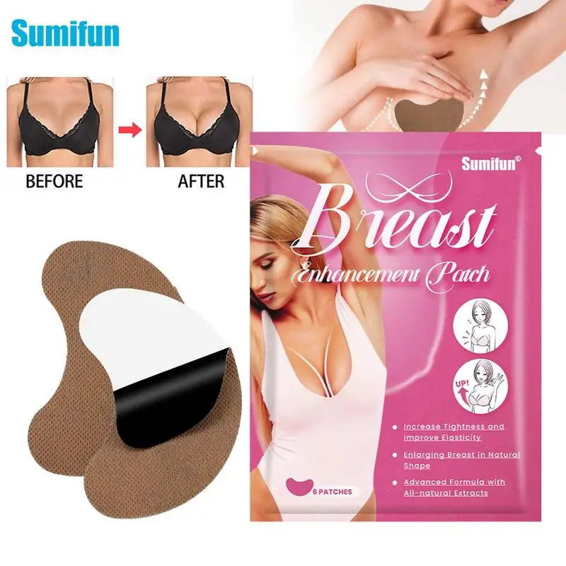 

6Pcs Reshape Breast Enlargement Patches Breast Augmentation Firming Pad Ginger Anti-sagging Breast Lifter Enhancement Sticker