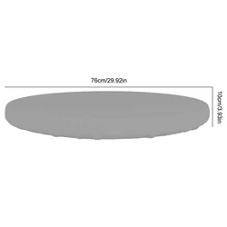 Waterproof Outdoor Round Table Cover - Durable Oxford Fabric Patio Furniture Protection (1)