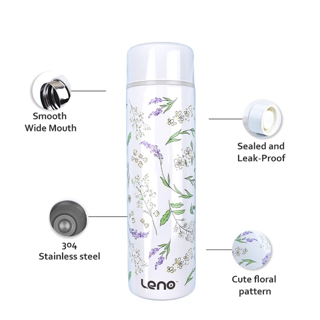 Leno 140ML Small Mini Vacuum Insulated Water Bottle Portable Leakproof Travel Mug Thermal Flask for Kids Children Women School 5