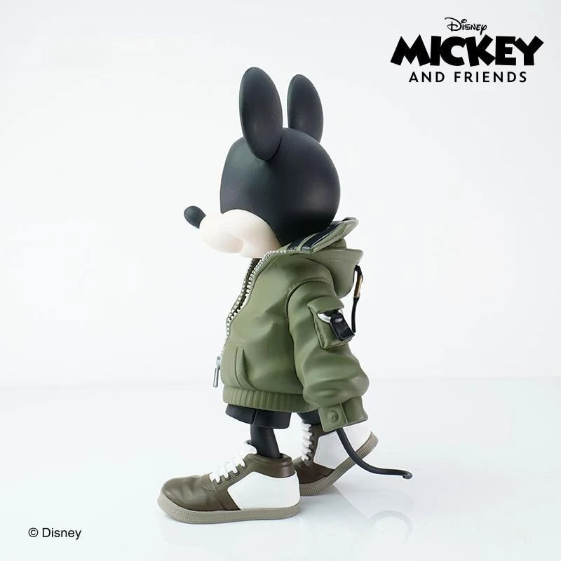 15cm Mickey Minnie Figur Trend spielen Cartoon Figur Mantel Gezeiten anzug  Raum dekoration handgemachte Puppe Ornamente Geburtstags geschenk