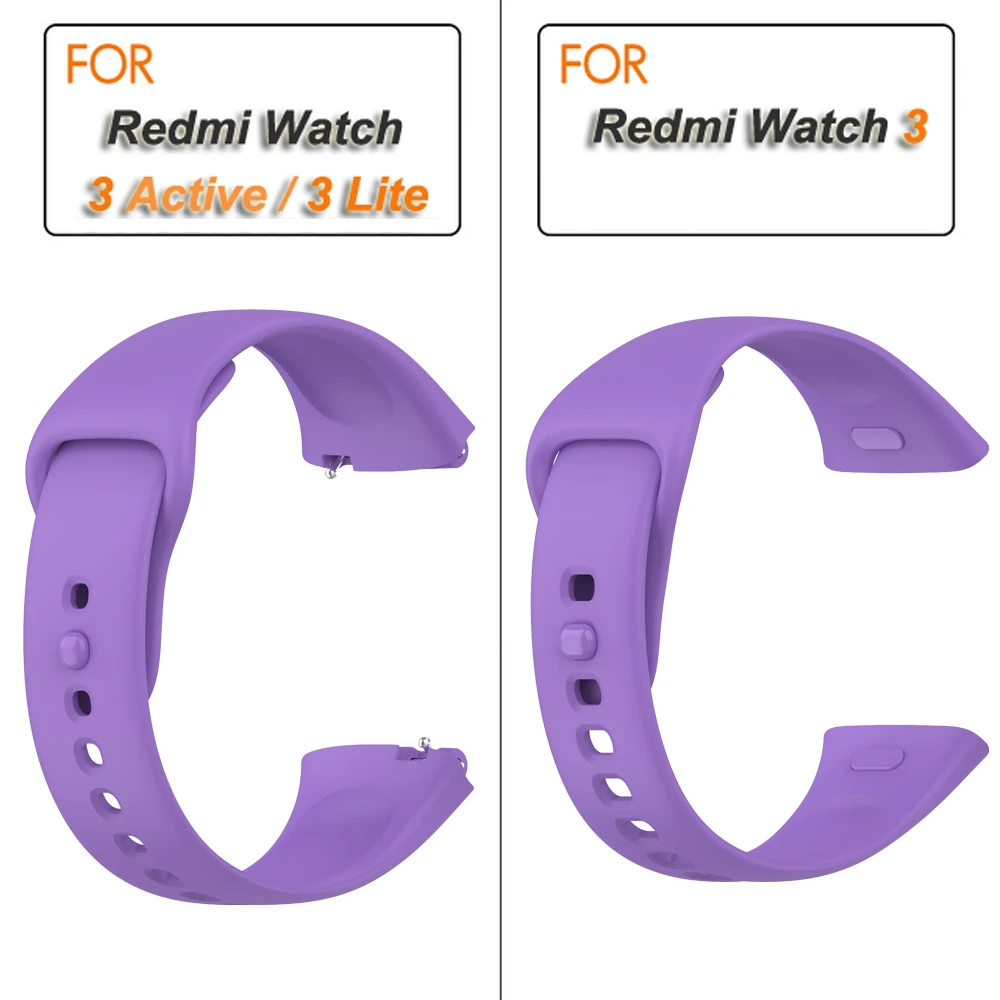 Silicone Replacement Watch Strap for Xiaomi Redmi Watch 3 - Comfortable and Durable Bracelet