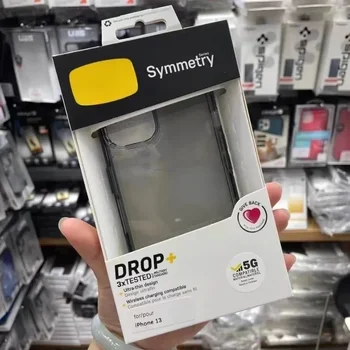 iPhone 14 Pro Max 14 Pro 14 Plus 14 13 12 11 Pro MaxOTTER Symmetry Box Black / Clear Series Case Otter phone case