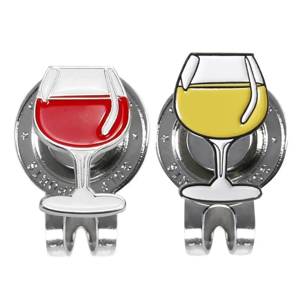 

[ Ready Stock ] Professional Golf Hat Clip Wine Glass Golf Training Aids Aiming Tool Outdoor Sports Golf Accessories
