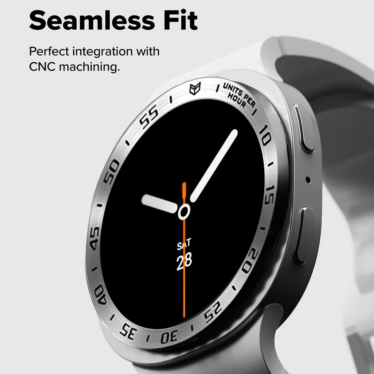 Premium Metal Bezel Protective Ring with Time/Speed Scale