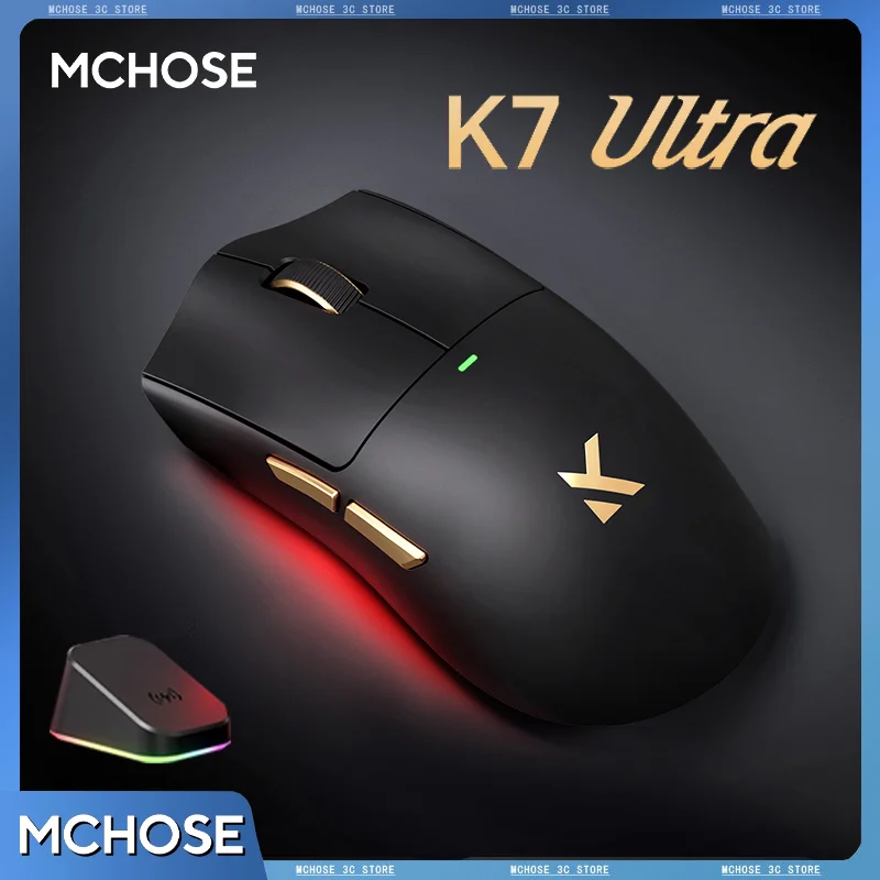 MCHOSE K7 Series Gaming Mosue 2.4G BT Wireless Support