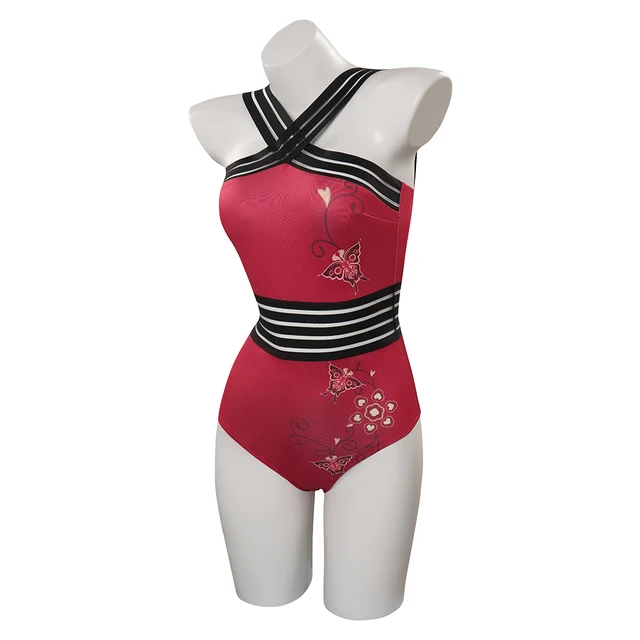 Ada Wong Swimsuit Wig Cosplay Costume