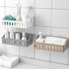 Bathroom Shelf Organizer No Drill Organizer Shower Storage Rack Wall Mount Plastics Toilet Shampoo Holder Bathroom Accessories 4