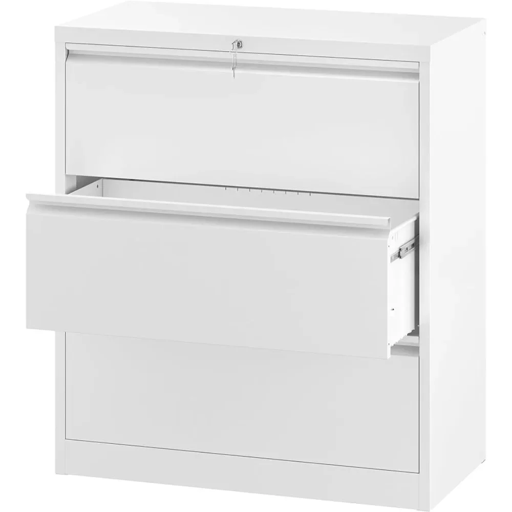 Office Organizer Filing Cabinets 3 Drawer Stainless Steel Lateral File Cabinet With Lock Storage Cabinet Furniture Freight free washingst five inch two section silver cold rolled steel ball bearing drawer slide