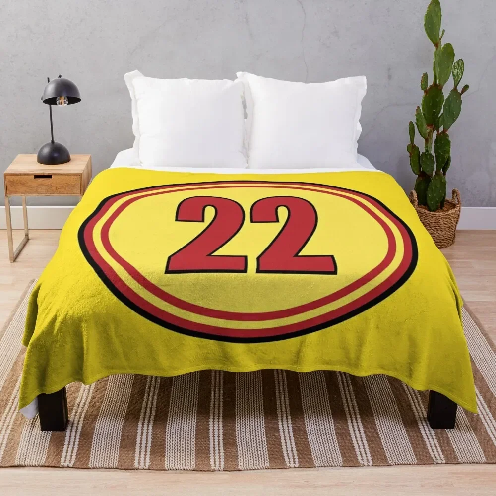 Manta de tiro circular de 22 Logona, fundas de cama, mantas sueltas de diseñador St de lujo