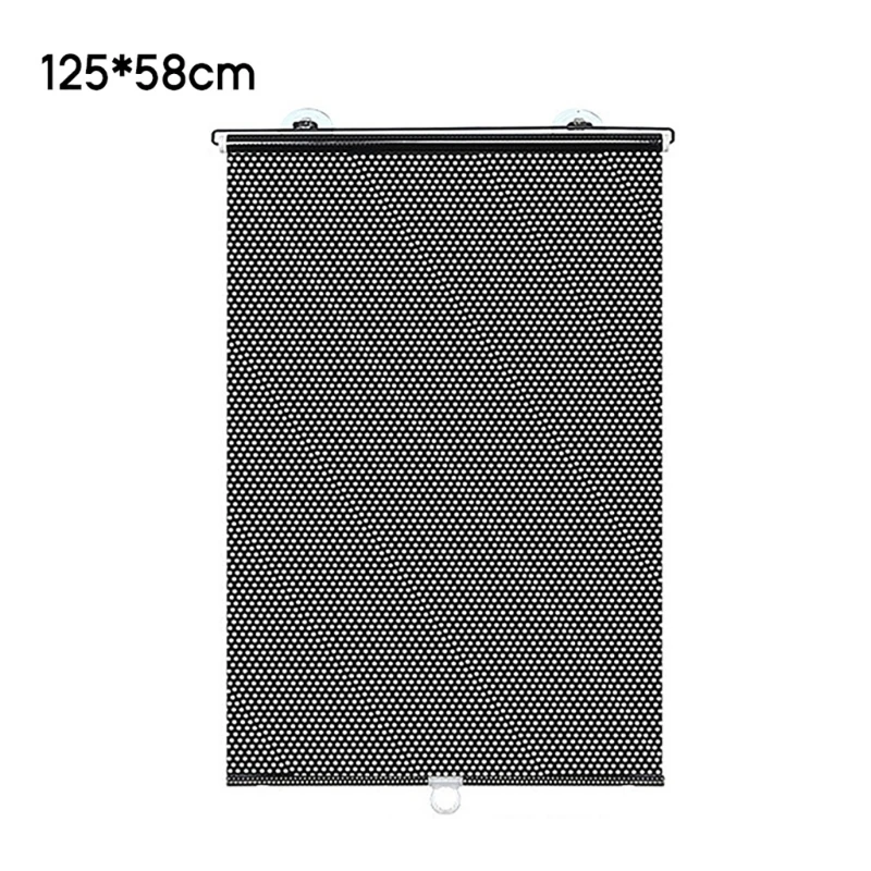 

Visor Car Window Visor Car Roller Shade Sunshade Curtain Windshield Block Cover Car Accessories Retractable B36B