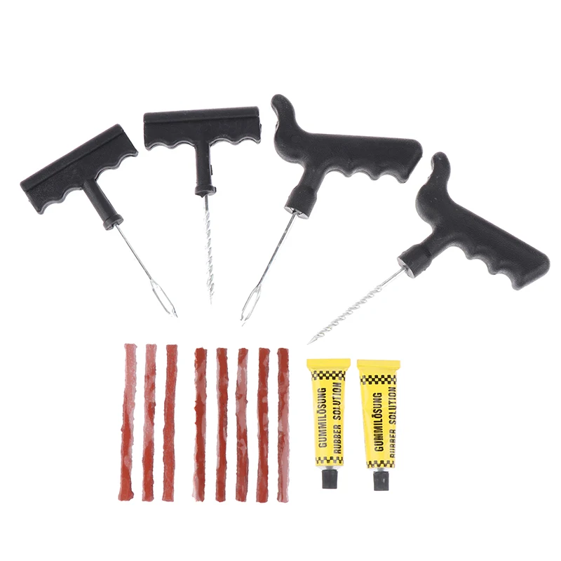 68PCSTubelessTyrePuncturePlugPatchStripGlueCarBikeTruck