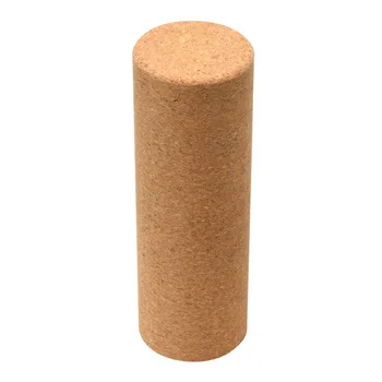 30CM/45CM Natural Cork Yoga Pillar Column High Density Massage Roller Fine Grain Corks Pilates Dance Fitness Muscle Relaxation