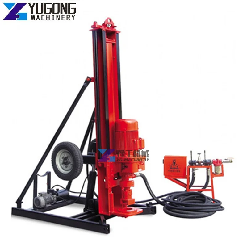 

20m Deep Square Rock Holes Drilling Rig Machine Mobile Blasting Drilling Rig for Sale
