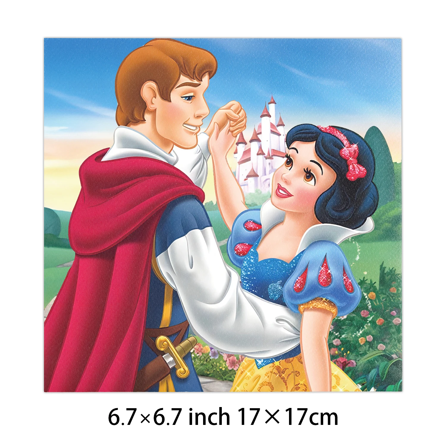Geburtstag Schneewittchen Dekoration Partyzubehör Set Ballon Teller Tasse Serviette Banner Kuchen Topper Schneewittchen Geburtstag Baby Dekoration – Detail 9