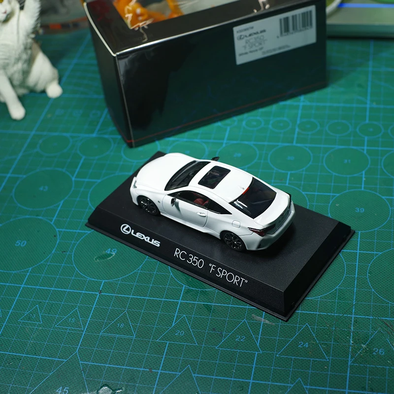 Lexus RC 350 F SPORT ミニカー 1/43 1/43 Kyosho Lexus RC350 F Sport (Black) Car Model