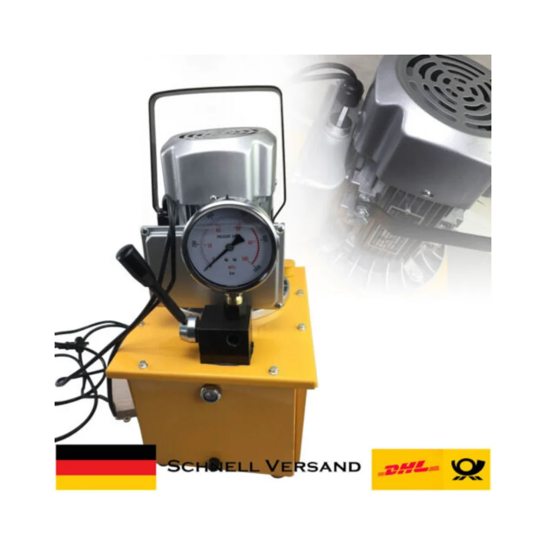 700Bar High Pressure Electric Hydraulic Pump Hydraulic Motor Pump Single Acting Manual Valve Control 220V