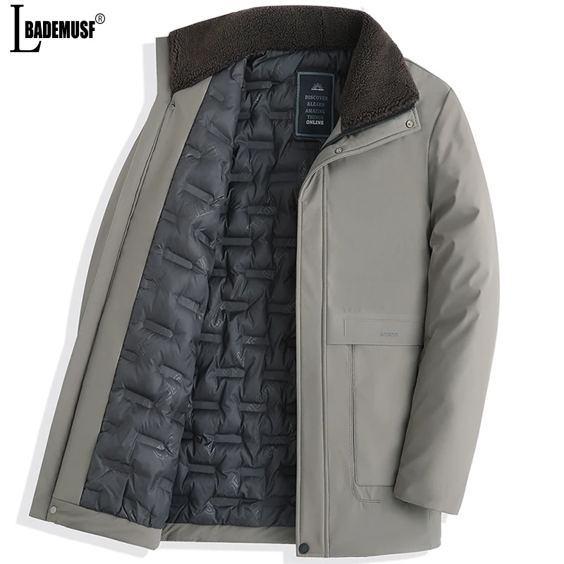 

2022 Autumn Winter New Cotton Turn Down Collar Thicken Jackets Men Trucker Military Parka Coat Men Tactical Cargo Overcoats Men