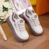 2024 Spring New Soft soled Sports Style Women's Versatile Board Shoes Thick soled Height Increasing Fashionable Casual Shoes 4