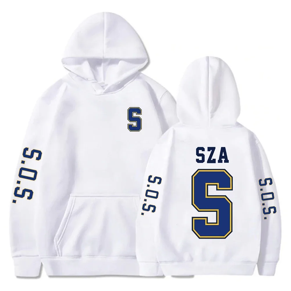 SZA Hooded Sweatshirt for Men and Women, SZA, Merch SOS Blind, Streetwear, Autumn and Winter Clothing, 2022