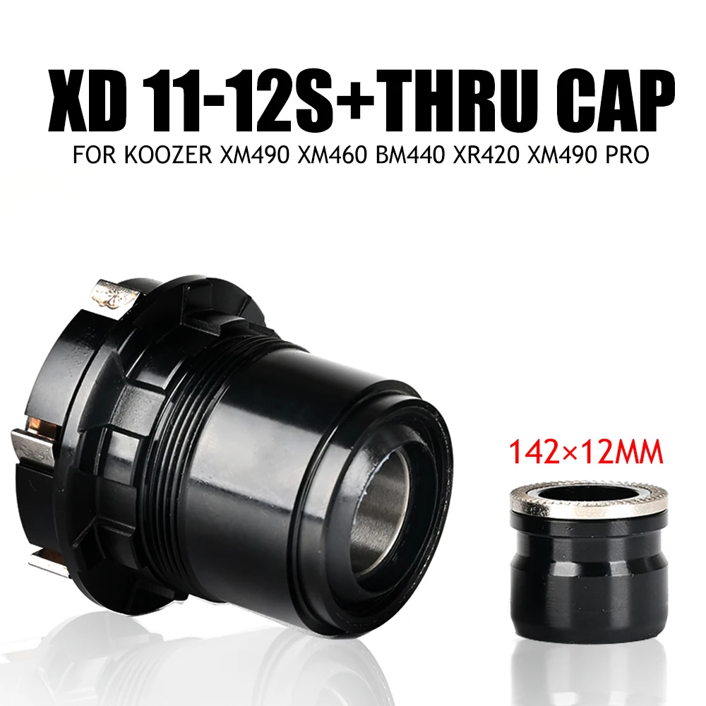 Koozer Freilaufkörper Konverter für XM490 XM490 PRO BM440 XM460 XD HG MS 8-12S QR Thru Endkappen Adapter MTB Nabe – Detail 15