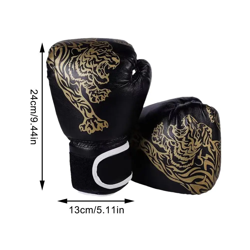 1pair Boxing Gloves For Men Women PU Karate Muay Thai Guantes De Boxeo Free Fight MMA Sanda Training Adults Kids Equipment