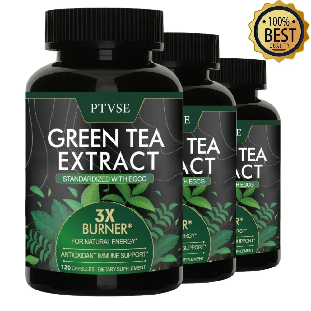 Green Tea Extract Ptvse Premium Green Tea Extract Supports energy levels cleanses and detoxifies the intestines boosts metabolism Fat Burner
