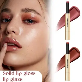 Lucidalabbra solido Vernice per labbra Rossetto Anti-sbavature Idratazione a lunga durata Nessuna irritazione Nessuna sbiadimento Trucco naturale fresco