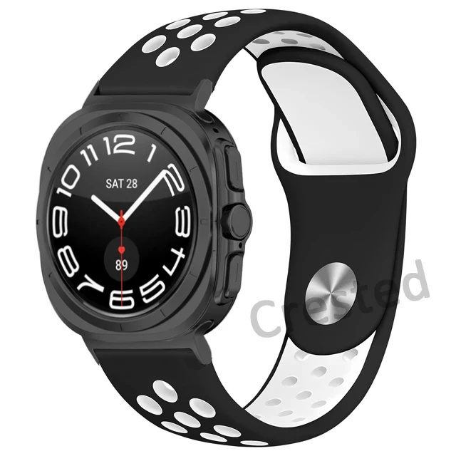 Breathable Silicone Sport Band for Smartwatch - 47mm Strap