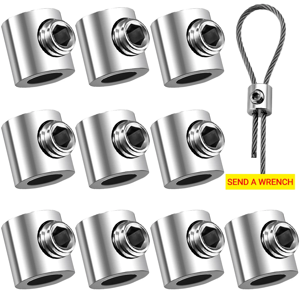 Wire Rope Clamp Thimble Simplex Duplex 2mm 3mm 4mm 5mm 316 A4 Stainless Steel | Australia - View #4