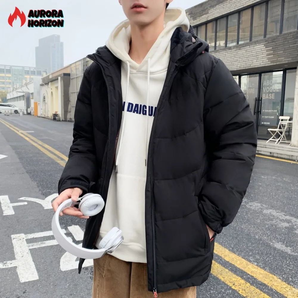 ZOZOWANG High Quality Duck Down Overcoat Thermal Winter Men's Jacket Warm Hooded Thick Puffer Jacket Coat Male Casual Parka