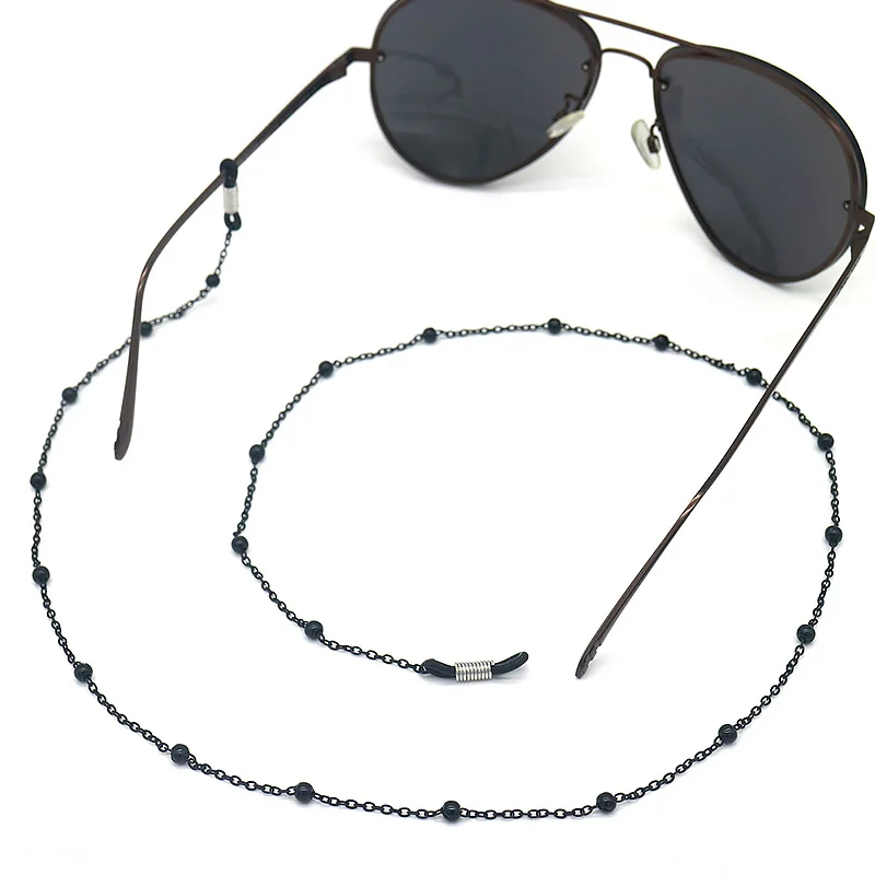 

Fashion Glasses Beaded Glasses Chain For Women Summer Beads Hangs Mask Strap Handmade Necklace Sunglasses Lanyard