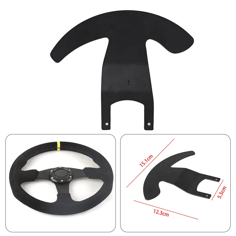 

Paddle Shift Paddle Upgrade 15*13*2cm Black Flat Steering Wheel For G25&G27 13\\\" 14\\\" Automobile Accessories