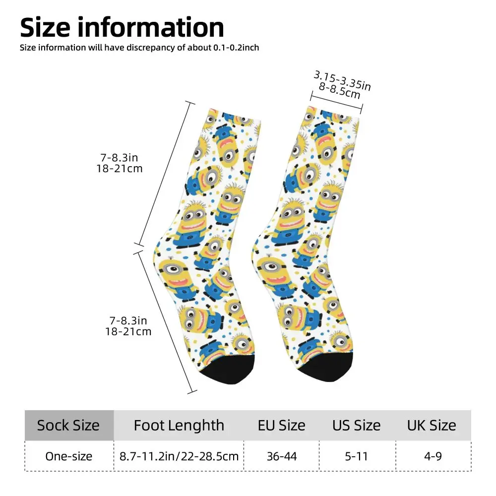 Custom Cool Print M- Minions Cartoon Socks for Women Men Stretchy Summer Autumn Winter M- Minions Bananas Crew Socks 225 S2eac5f0e2d5743c4a7016c1c02978584t