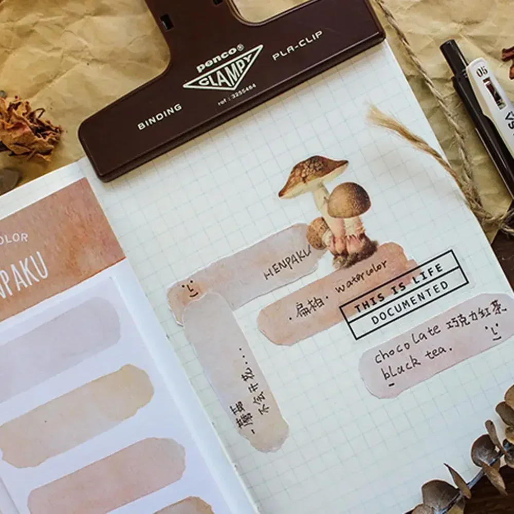 눈금자가 있는 접착 문구 메모 패드, 인덱스 메모장, 10 가지 색상, 2 개 9 수채화 스티커 메모 체크리스트 달력 플래너 스티커 포스트 메모장 마커, 문구류 사무실 학교 용품, 20 개