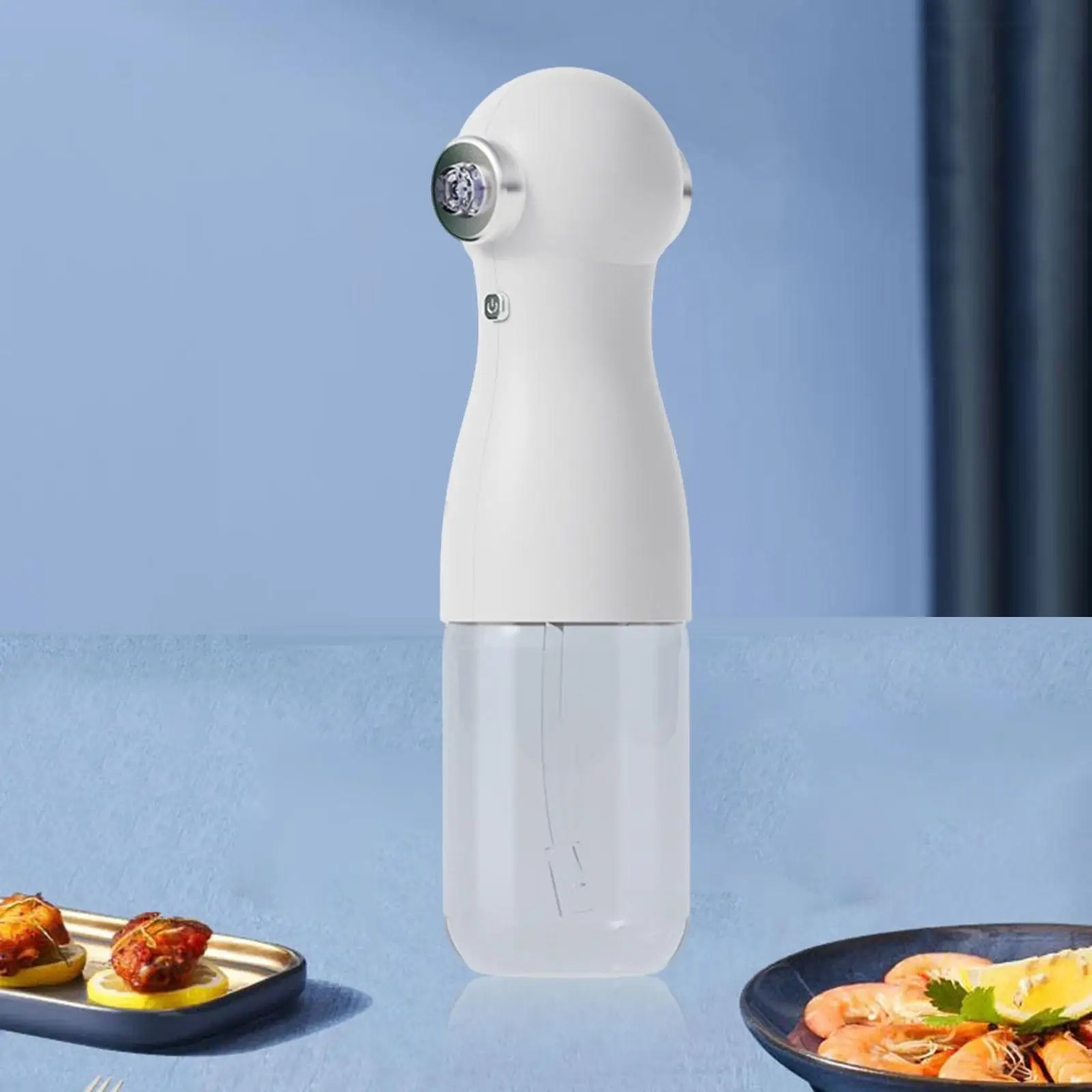 Electric Oil Sprayer USB Rechargeable Reusable Portable Fine Mist Oil Vinegar Sprayer for Air Fryer Roasting Cooking BBQ Kitchen