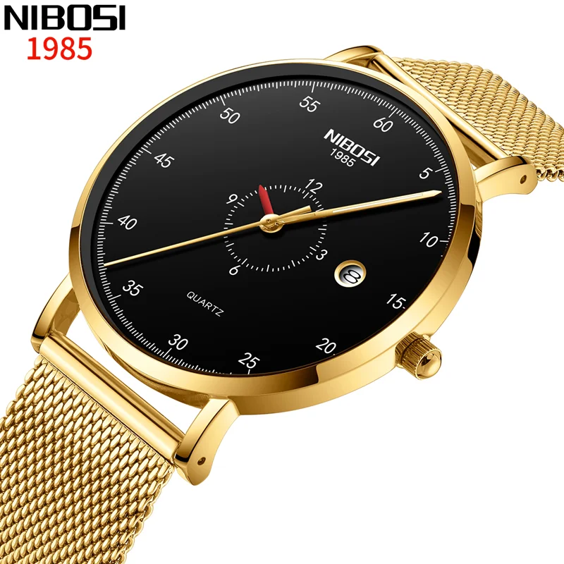 Mens Watches Casual Sport Quartz Watch Men Military Waterproof Ultra Thin Slim Wrist Watch    saat_voghion.com