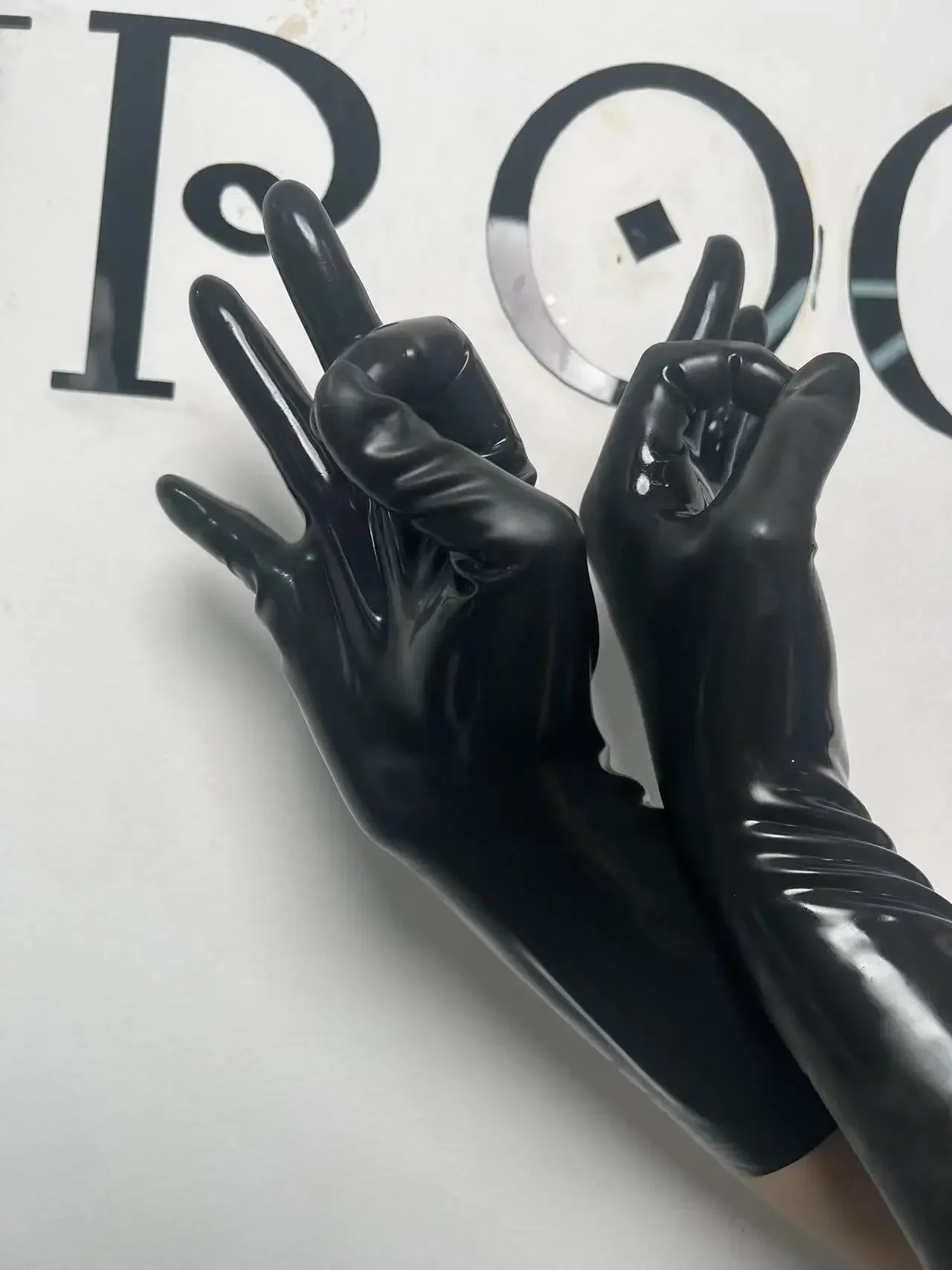 Cosplay Costumes Latex Fetish Man Gloves Rubber Hood Bodysuits Catsuite Male Zentai Socks Chlorine