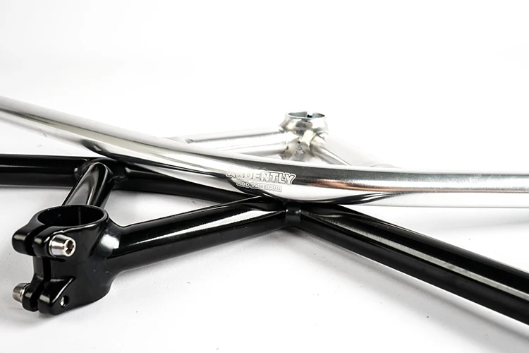 Ardently Fahrrad Integrierter Lenker Aluminiumlegierung Einförmiger Lenkervorbau Fixed Gear Vintage MTB Fahrradlenker mit Vorbau – Detail 21