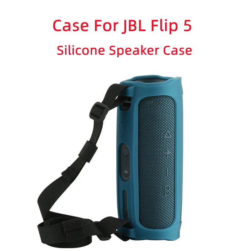 Speaker Case Cover for JBL Flip5 Flip 5 Bluetooth Speaker Portable Soft Silicone Speaker Cover Case