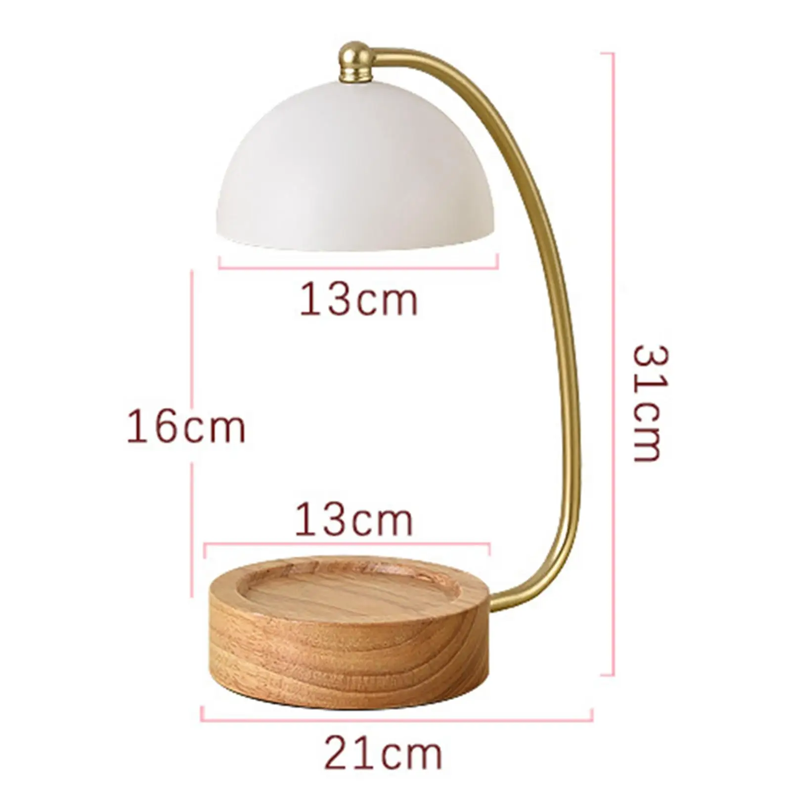 Adjustable Melting Wax Lamp Candle Warmer Candle Holder Top Down Fragrance Diffuser Electric Heater Night Light for Yoga SPA